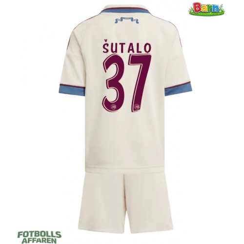 Ajax Josip Sutalo #37 Tredjeställ Barn 2025-26 Kortärmad (+ Korta byxor)